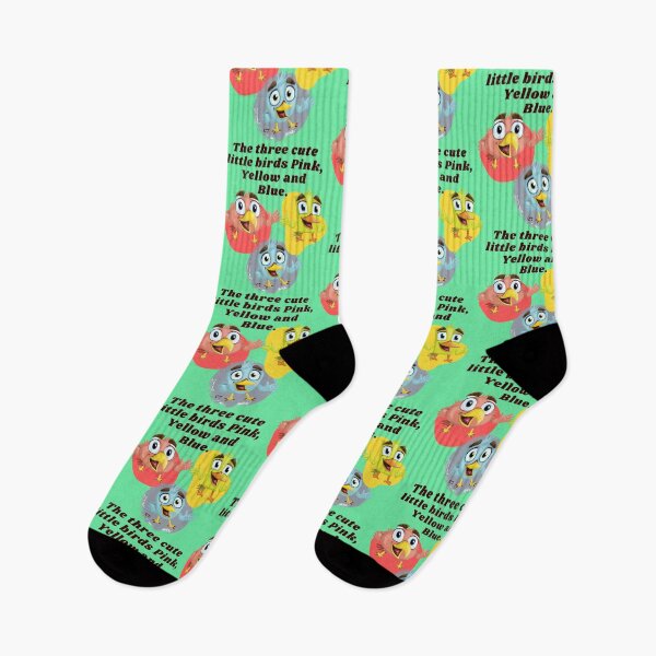 Item preview, The Three Cute Little Birds Pink, Yellow and Blue. designed and sold by CSJ7.