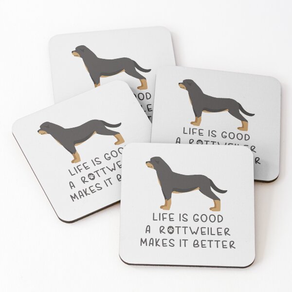 Item preview, Life Is Good A  Rottweiler Makes It Better designed and sold by Full Moon.