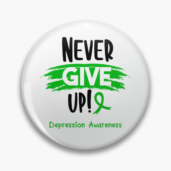 Item preview, Depression Warrior - Depression Awareness - Never Give Up! designed and sold by Robbsyn.