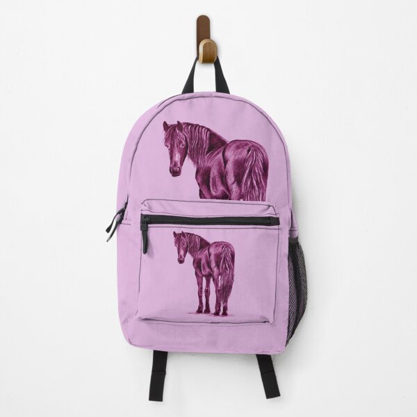 Item preview, Friesian Horse - purple-pink colorized version designed and sold by SylvieG18.