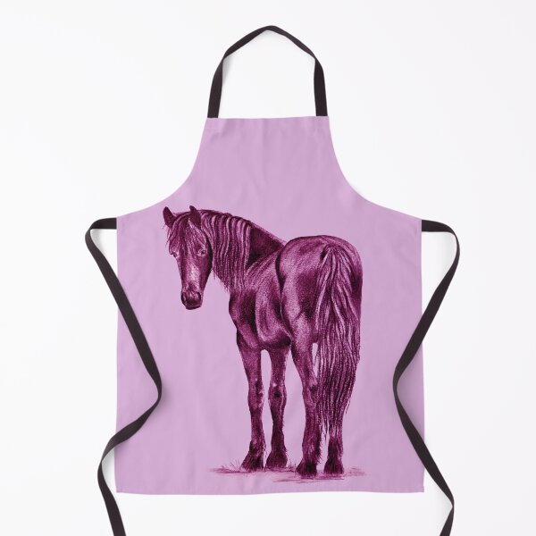 Item preview, Friesian Horse - purple-pink colorized version designed and sold by SylvieG18.