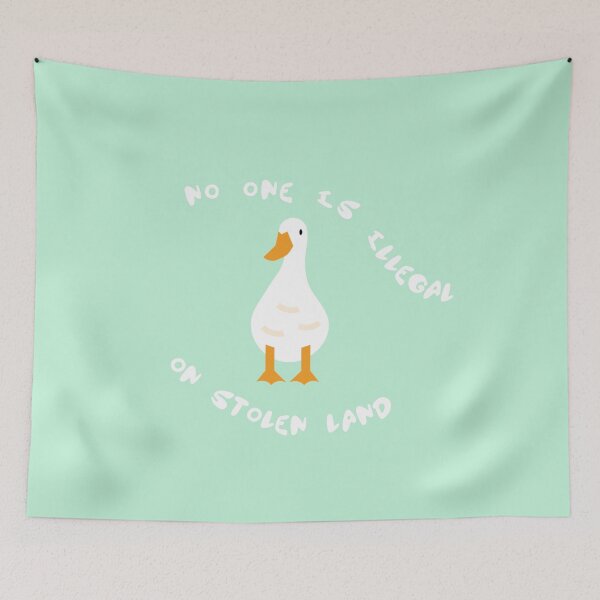 Item preview, No One Is Illegal On Stolen Land - Immigrants designed and sold by Picket Club.