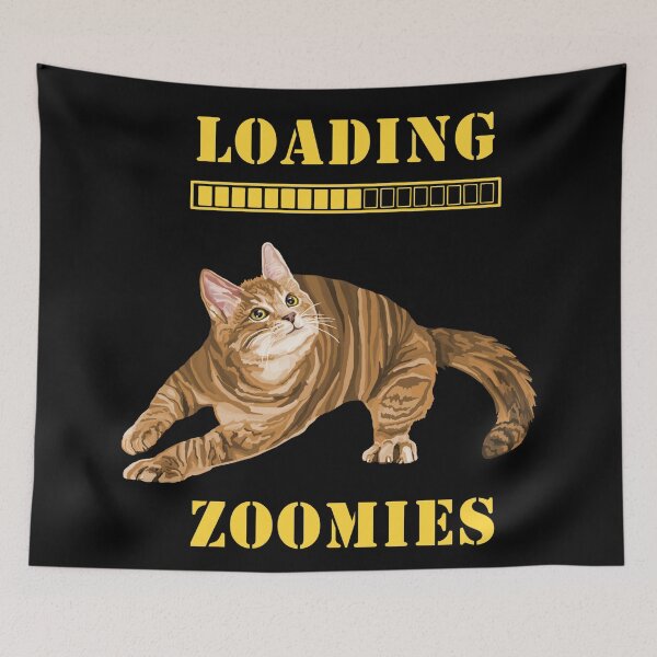 Item preview, Loading Zoomies Ginger Kitten designed and sold by Deborah Camp.