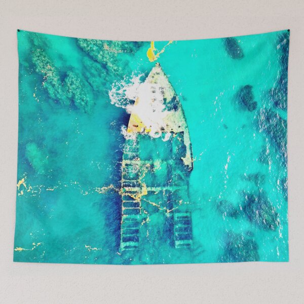Item preview, WATERSCAPES #17 - Shipwreck in Turquoise Waters designed and sold by DEL-Productions.