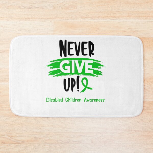 Item preview, Disabled Children Warrior - Disabled Children Awareness - Never Give Up! designed and sold by Robbsyn.