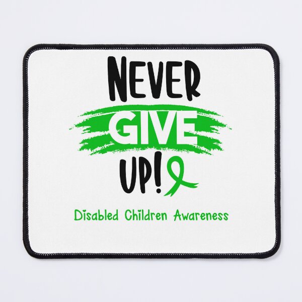 Item preview, Disabled Children Warrior - Disabled Children Awareness - Never Give Up! designed and sold by Robbsyn.