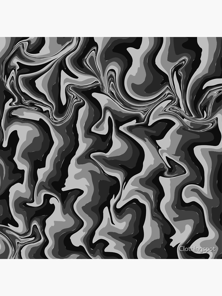"Black white marble liquid Marble art" Poster for Sale by Clothingspot