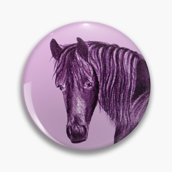 Item preview, Friesian horse - colorized purple version designed and sold by SylvieG18.