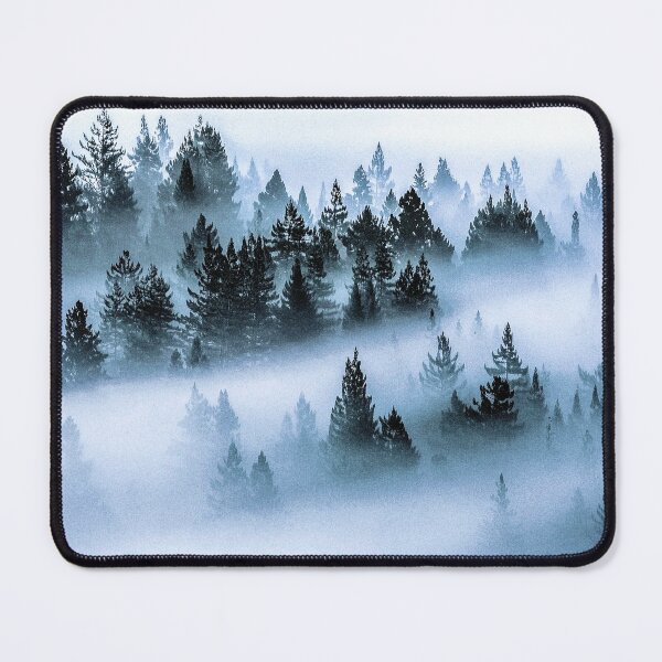 Item preview, Misty Forest Drawing, Dark Green Misty forest, Misty Dark Green Forest Aesthetic, Foggy Misty Dark Green Forest Aesthetic designed and sold by Trendymotion.