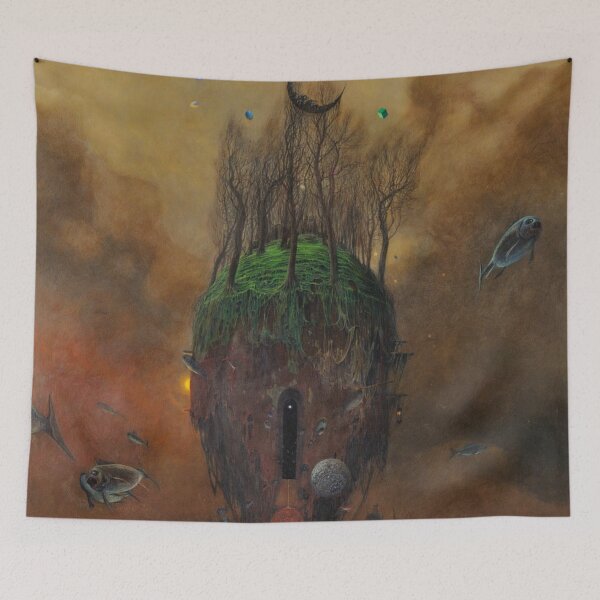 Item preview, Untitled (Fish), by Zdzisław Beksiński designed and sold by JustContemplate.