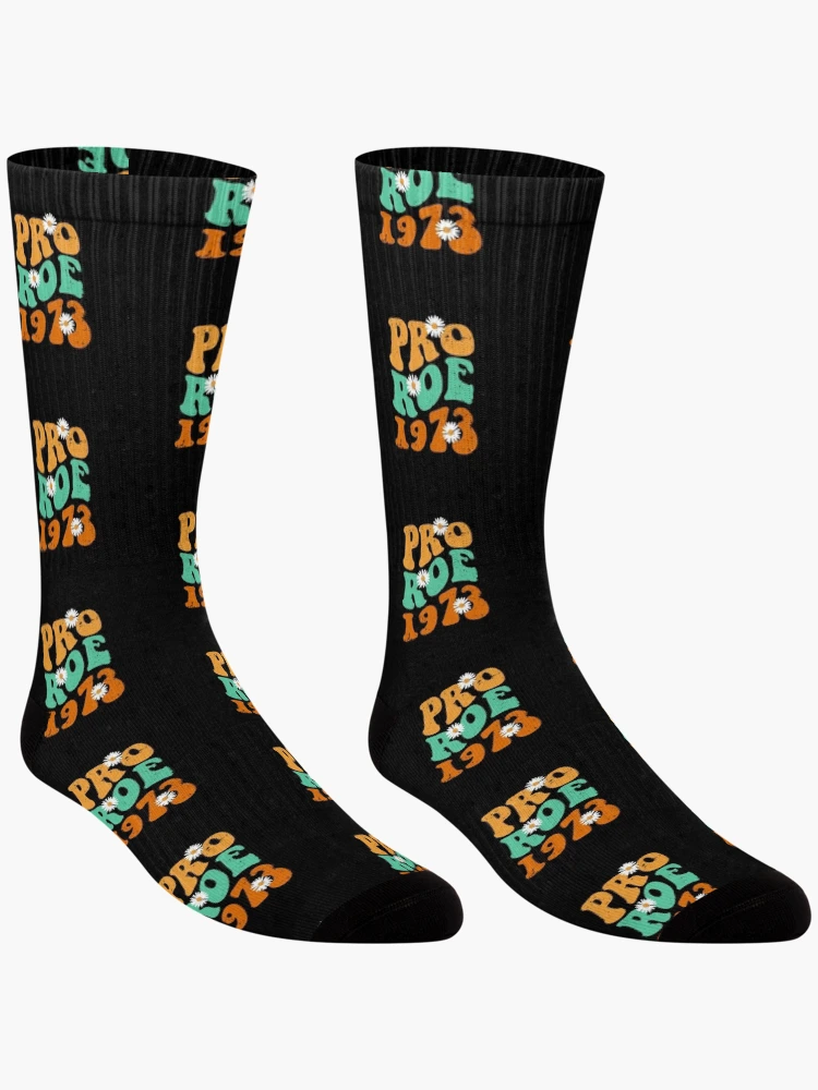 Thumbnail 3 of 5, Socks, Pro Roe 1973 - Roe v Wade  designed and sold by ChicGraphix.