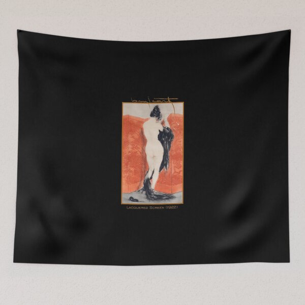Item preview, Louis Icart 1888-1950 Lacquered Screen 1922 Art Deco Pullover Hoodie designed and sold by kimmesajgreh.