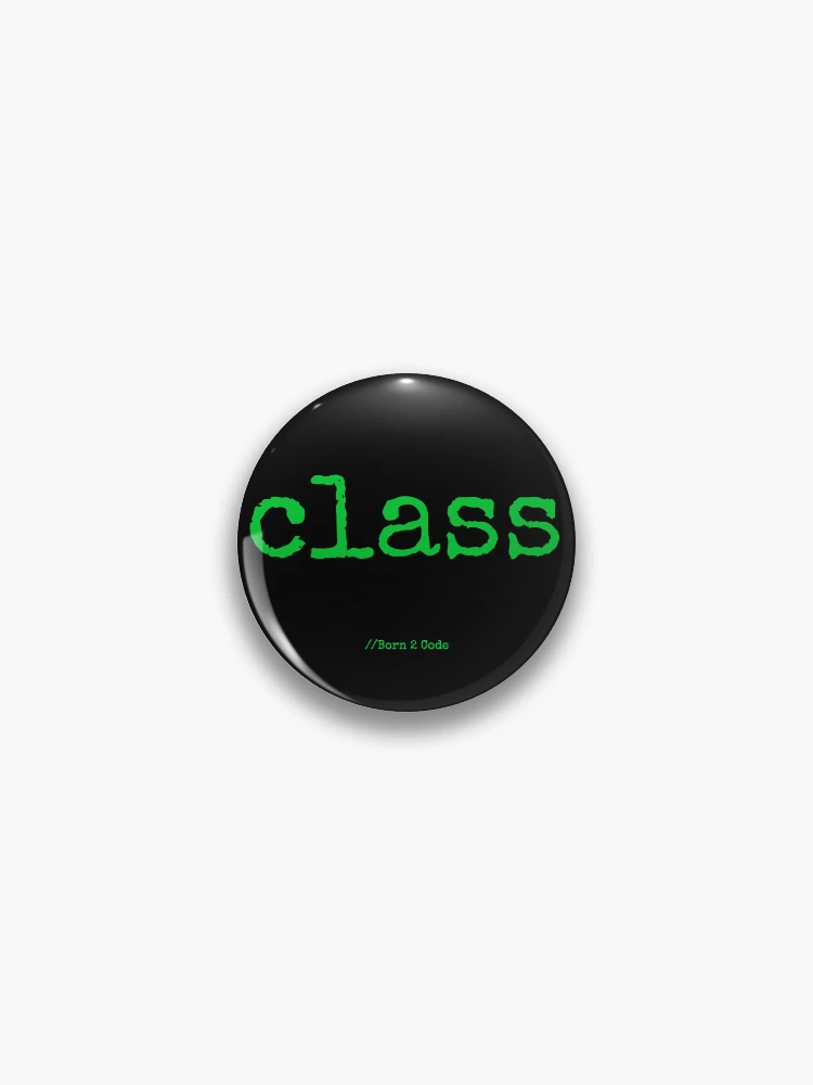 Thumbnail 1 of 3, Pin, Computer Geek Born 2 Code Class designed and sold by ComputerGeeksTs.