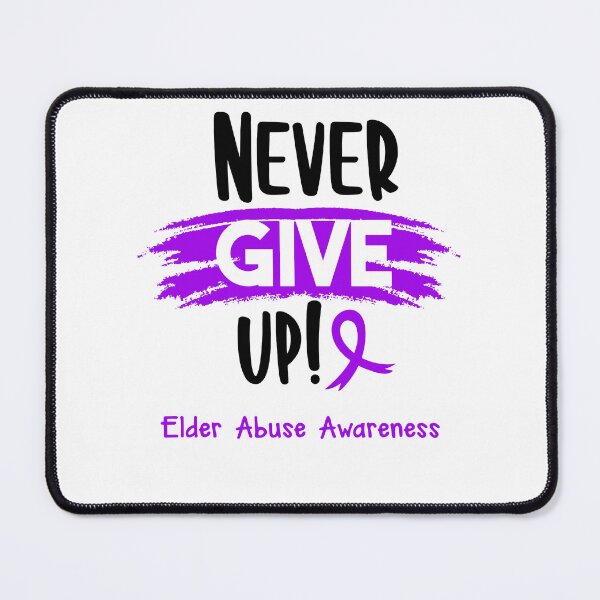 Item preview, Elder Abuse Warrior - Elder Abuse Awareness - Never Give Up! designed and sold by Robbsyn.