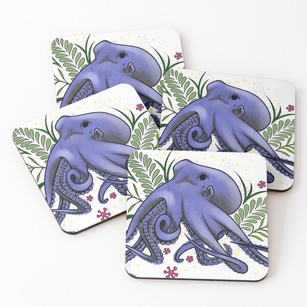 Item preview, octopus designed and sold by Limones-Design.