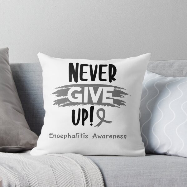 Item preview, Encephalitis Warrior - Encephalitis Awareness - Never Give Up! designed and sold by Robbsyn.