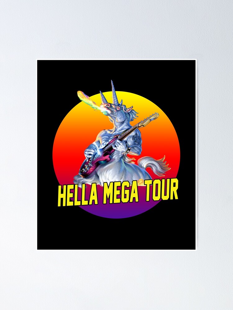 hella mega tour poster for sale ebay