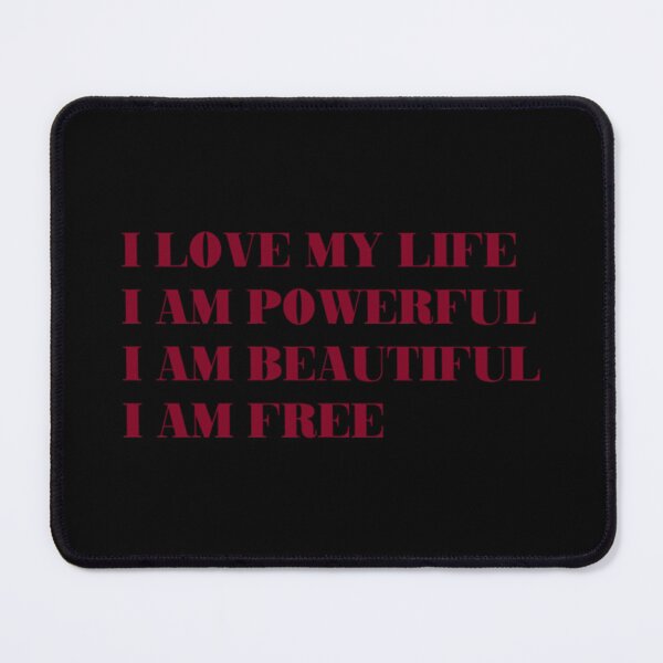 Item preview, I Love My Life, burgundy Premium  designed and sold by HughesAaron.