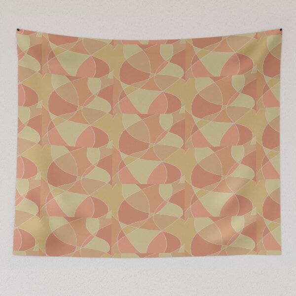 Item preview, abstract peach & yellow designed and sold by thatSunshineGrl.
