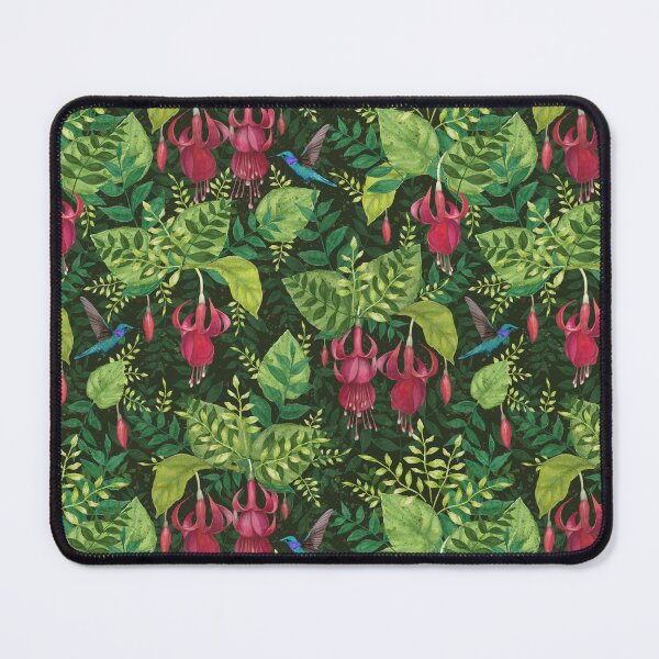 Item preview, Fuchsias and Hummingbirds designed and sold by Ornate Flair.