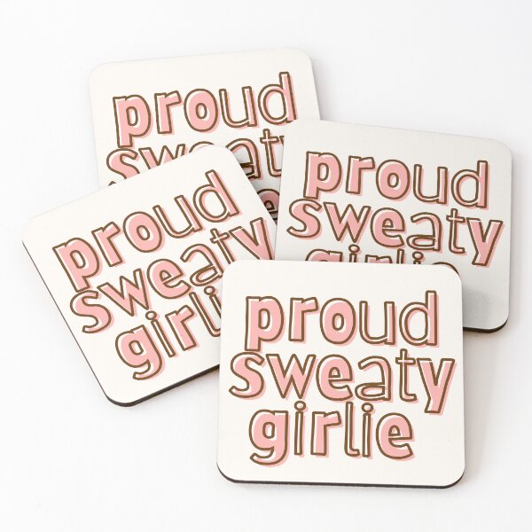Item preview, Proud Sweaty Girlie in Pink designed and sold by Pink Ribbon.