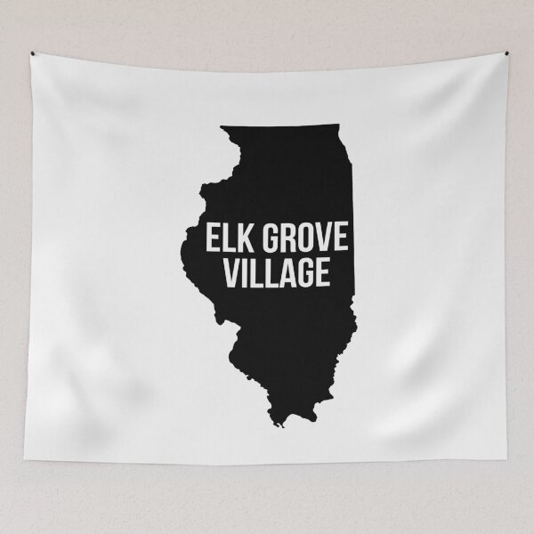 Item preview, Elk Grove Village, Illinois Silhouette designed and sold by CartoCreative.