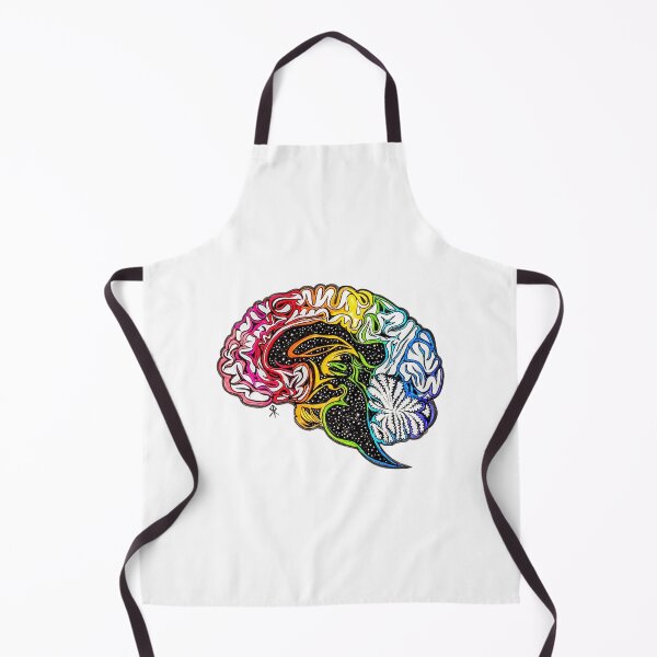 Item preview, Rainbow Brain by Skye Rain Art designed and sold by Skye Rain.