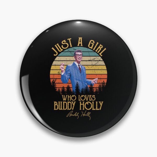 Item preview, Just A Girl Who Loves Buddy Holly   designed and sold by QuriousShop6.