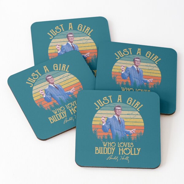 Item preview, Just A Girl Who Loves Buddy Holly   designed and sold by QuriousShop6.