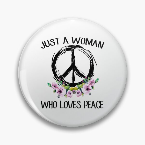 Item preview, JUST A WOMAN WHO LOVES PEACE   designed and sold by QuriousShop6.