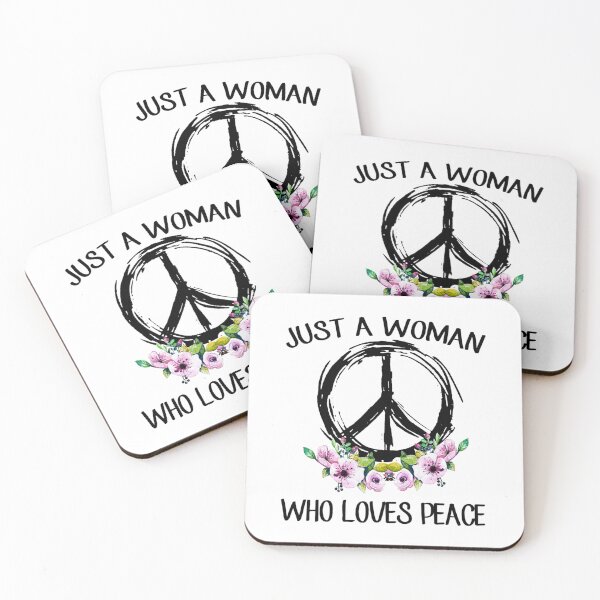 Item preview, JUST A WOMAN WHO LOVES PEACE   designed and sold by QuriousShop6.
