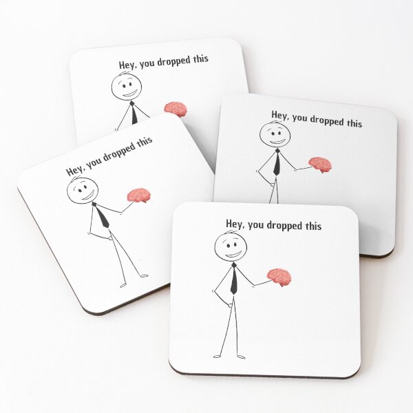 Item preview, Hey, you dropped this- brain v2 designed and sold by zakariadesigner.