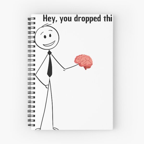 Item preview, Hey, you dropped this- brain v2 designed and sold by zakariadesigner.