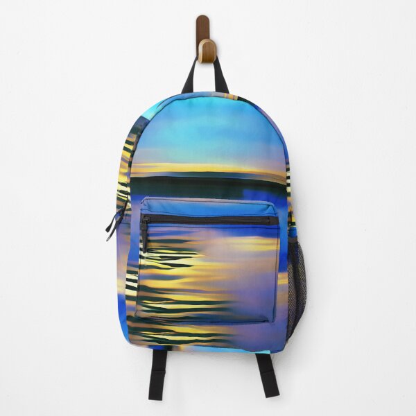 Item preview, colorful abstract blur background of the sea, waves and colors of the sky on the horizon designed and sold by siwabudda.