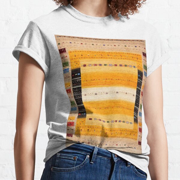Vintage Traditional Berber Andalusian Moroccan Handmade fabric Style Pillow Sham Classic T-Shirt