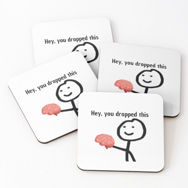 Item preview, Hey, you dropped this- brain v3 designed and sold by zakariadesigner.