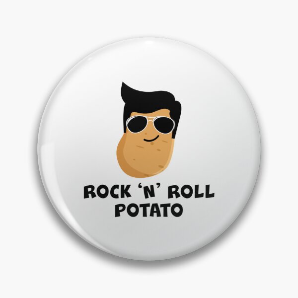 Item preview, Rock N Roll Potato - Black   designed and sold by QuriousShop6.