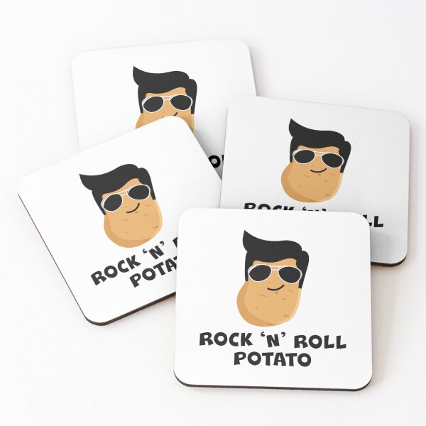 Item preview, Rock N Roll Potato - Black   designed and sold by QuriousShop6.