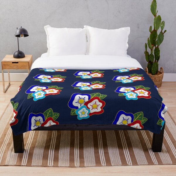 Item preview, Red White and Blue Flowers designed and sold by Garden-View.