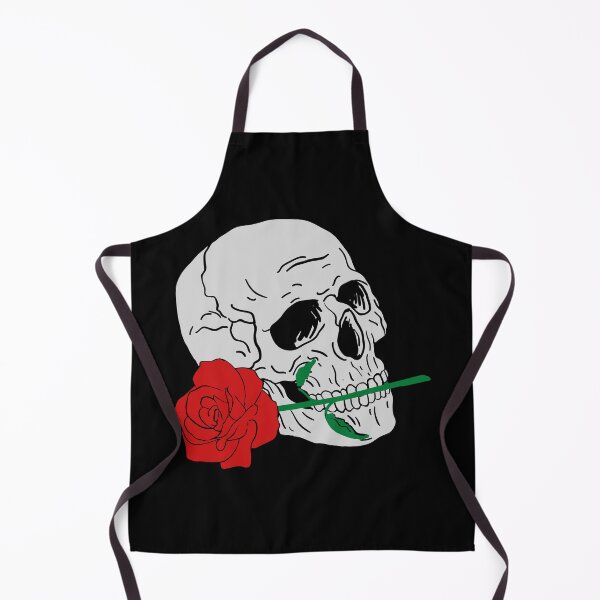 Item preview, Skull with rose in mouth designed and sold by LewisRichie.