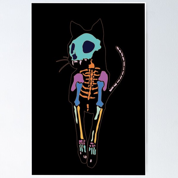 Item preview, Kitty Cat Skeleton  designed and sold by suttonlydiar.