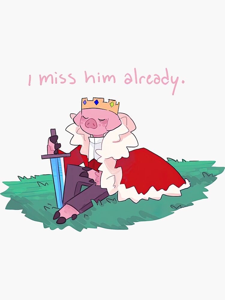 i-miss-him-already-sticker-for-sale-by-roseannunique-redbubble