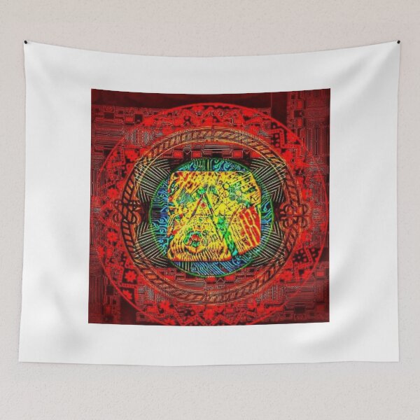 Item preview, Red tech design  designed and sold by SoWavyByrd1.