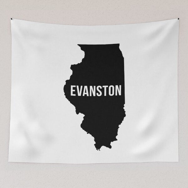 Item preview, Evanston, Illinois Silhouette designed and sold by CartoCreative.