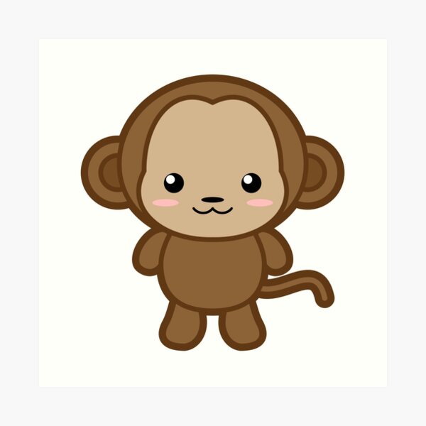Monkey Art Print