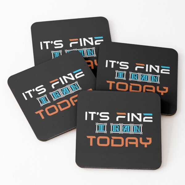 Item preview, It's Fine I Ran Today Running Lover Essential T-Shirt designed and sold by verarheaf9.