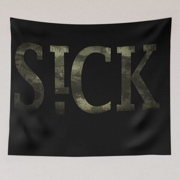 Item preview, Sickick S!CK!CK Psycho Camouflage designed and sold by TheGreedyCrypto.