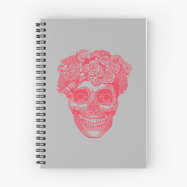 Item preview, Flower Crown Skull (Pink) designed and sold by Zia Frazier.