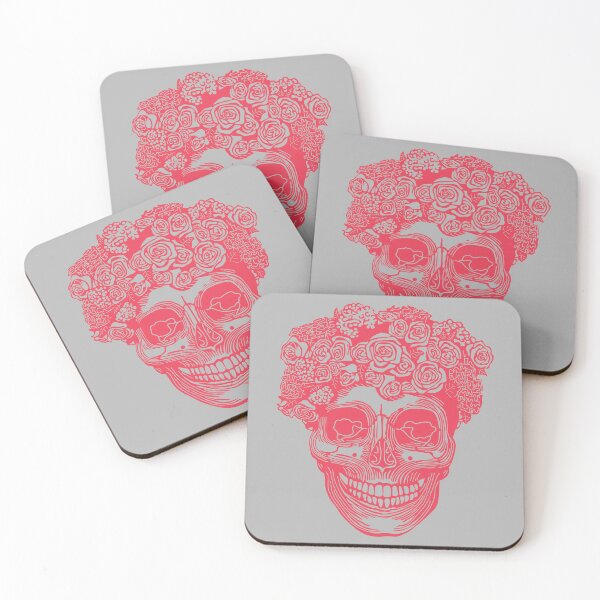 Item preview, Flower Crown Skull (Pink) designed and sold by Zia Frazier.
