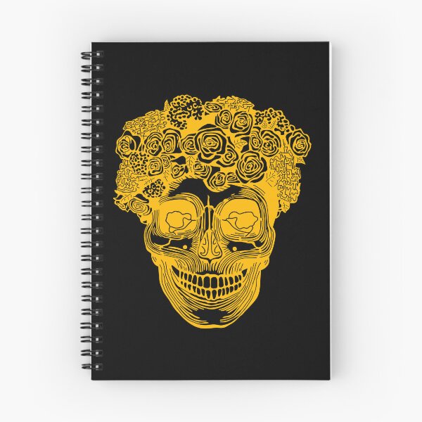 Item preview, Flower Crown Skull (Orange) designed and sold by Zia Frazier.